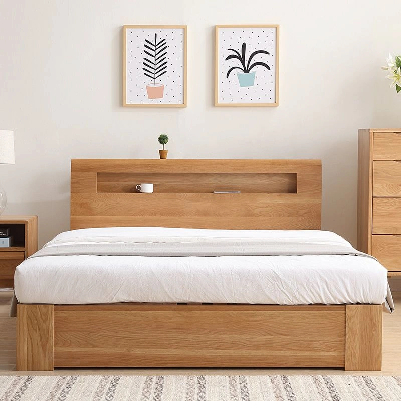 tempat tidur jati minimalis