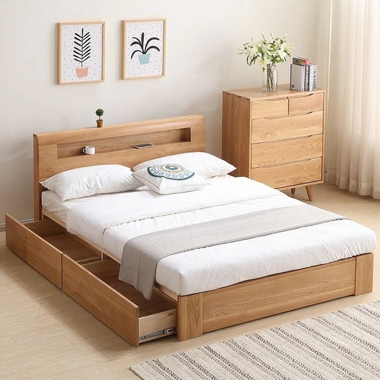 tempat tidur jati