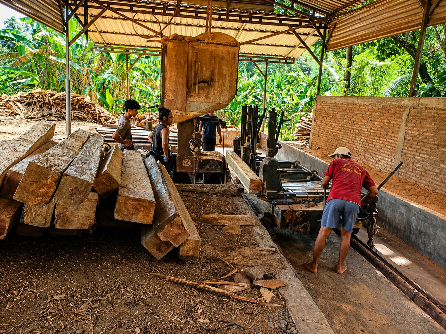 Proses Produksi Presisi Mebel Jepara