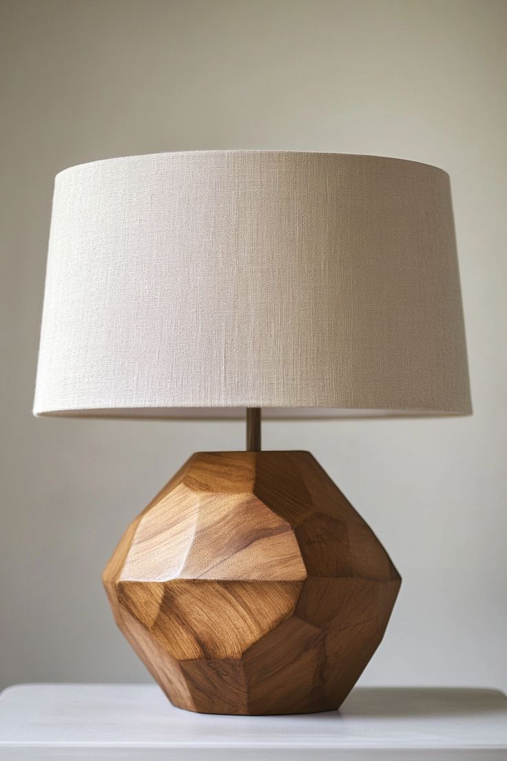 Lamp Base Standing Wood Jati View 3