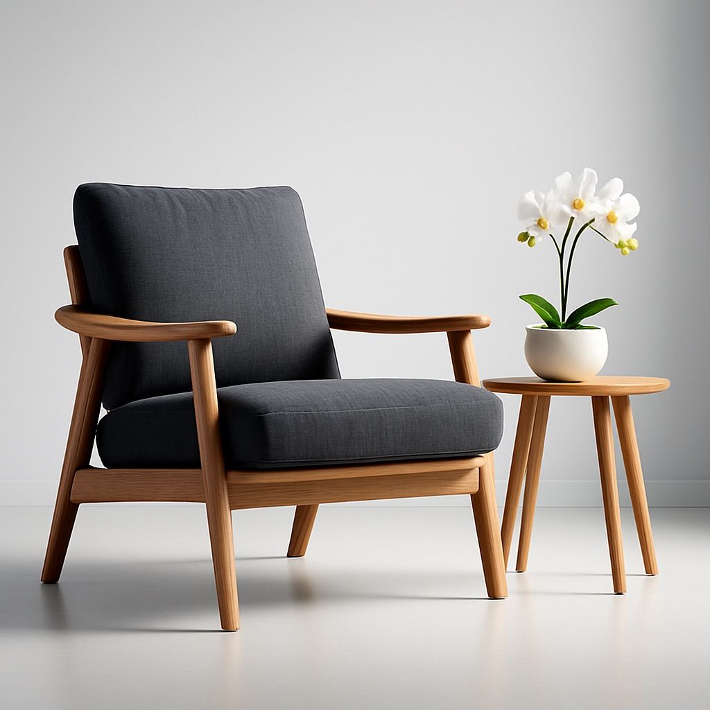 Alfa Chair Kursi Kayu Jati Minimalis - Jagad Kayu