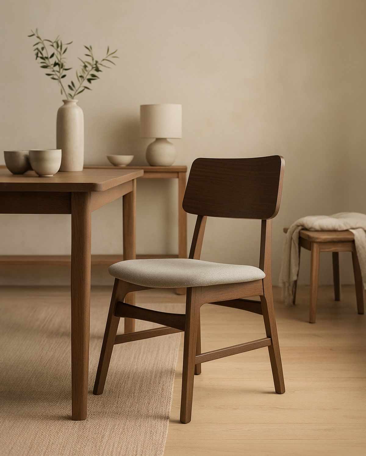 Deflores Chair Kursi Jati Scandinavian - Jagad Kayu