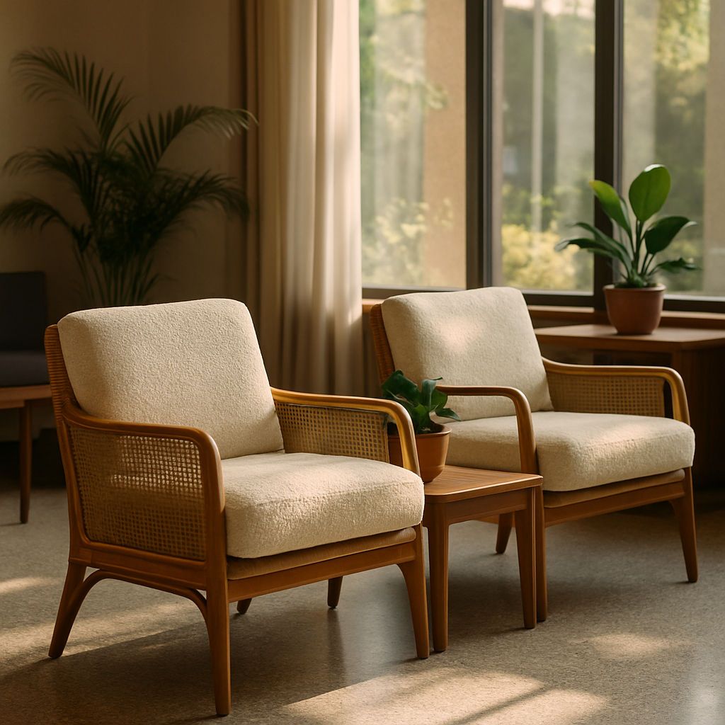 Gemini Chair Kursi Cafe Jati Minimalis - Jagad Kayu