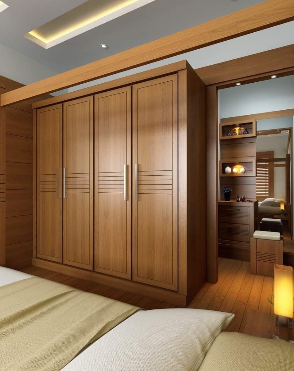 Lemari Jati Solid Finishing Blasted - Blasted Wardrobe