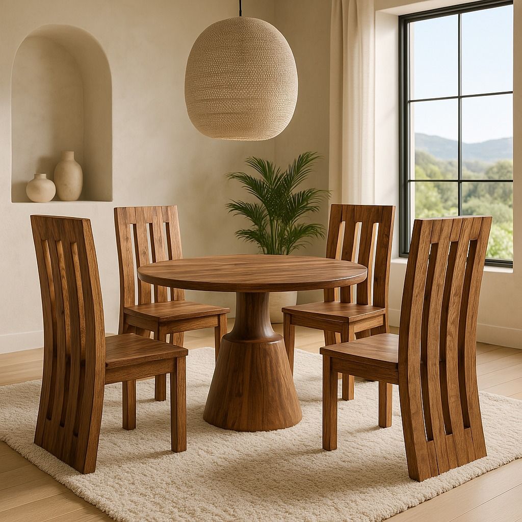 Meja Makan Kontemporer - Orion Dining Table