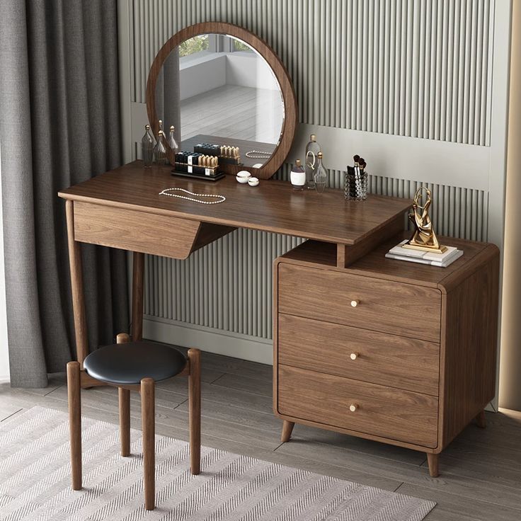 Meja Rias Kayu Jati - Mendut Dressing Table