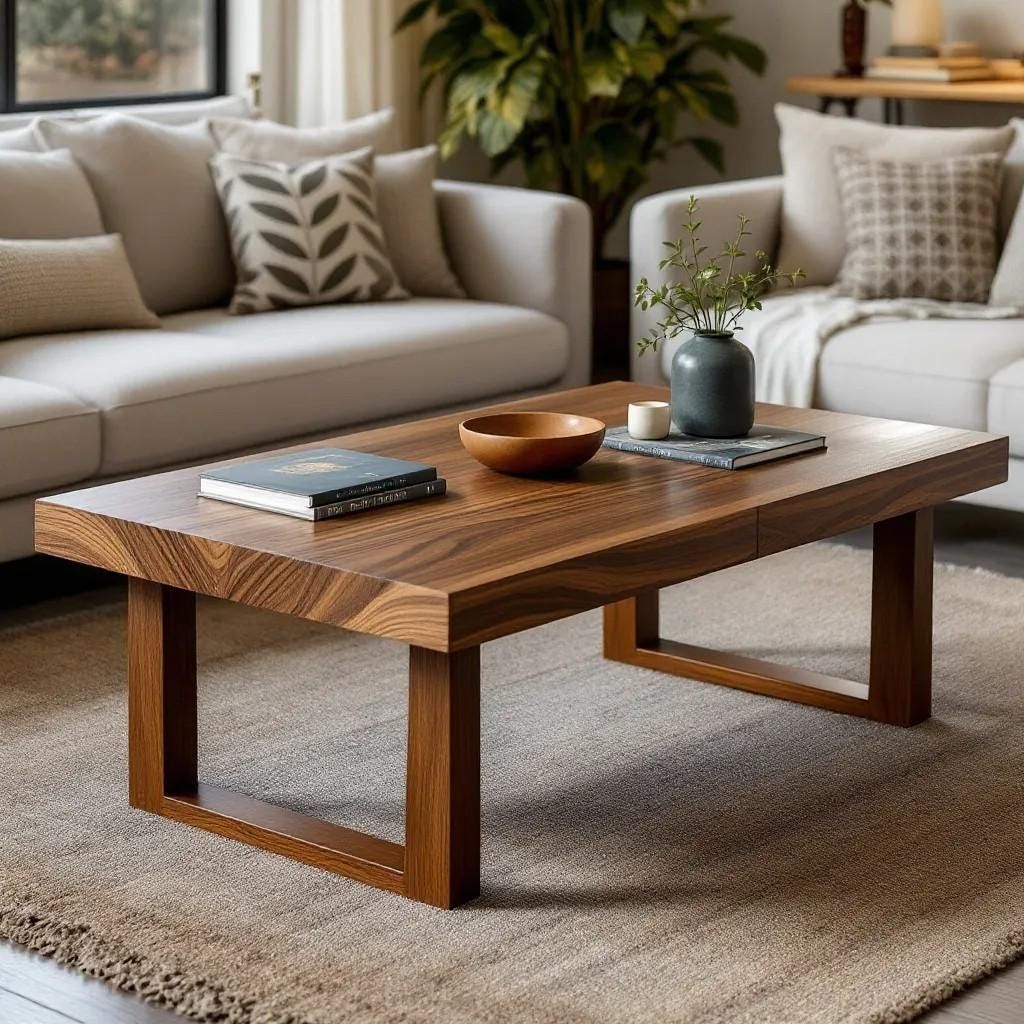 Meja Tamu Coffee Table Jati