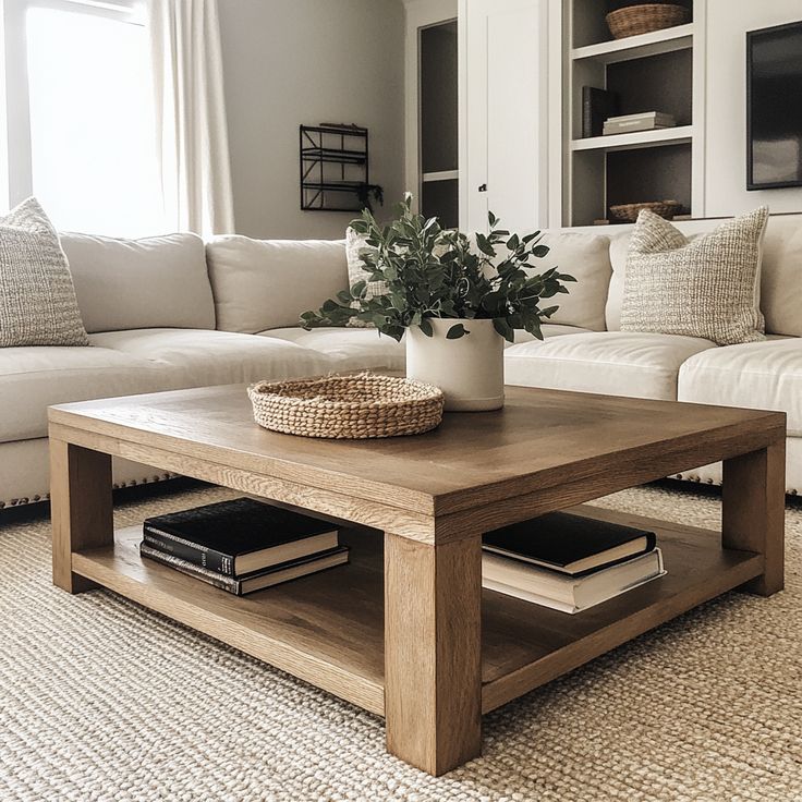 Meja Tamu Persegi Jati - Arabica Coffee Table