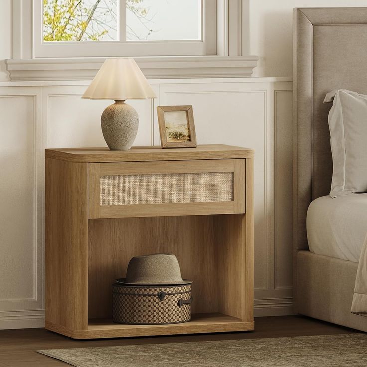 Nakas Kombinasi Rotan - Daha Side Table