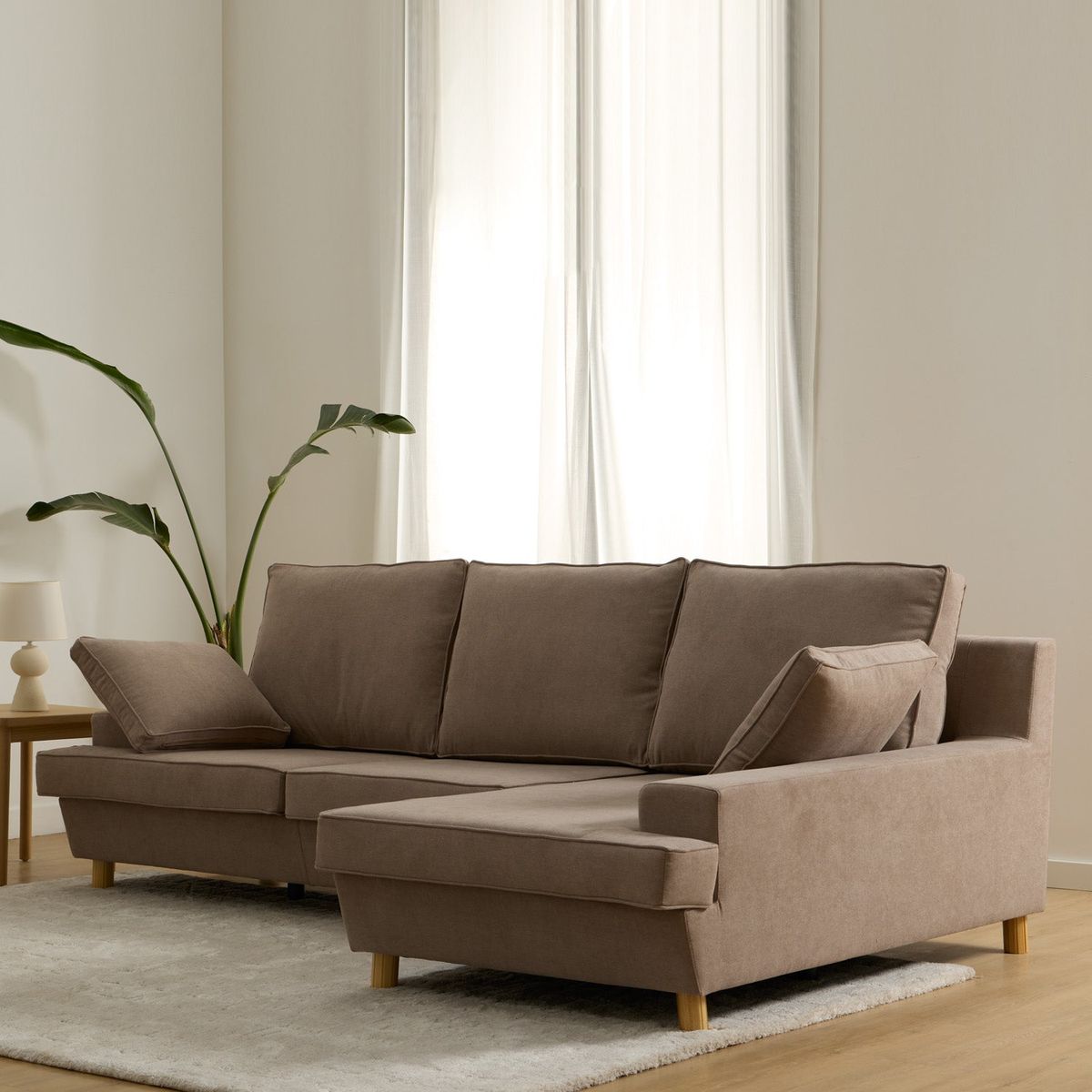 Sofa Sudut L Minimalis - Ken Arok Sofa