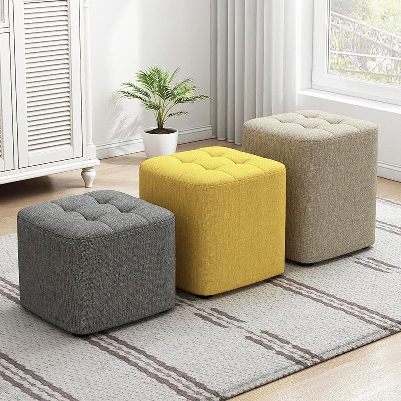 Stool Kotak Kubus Jati - Tingkir Stool