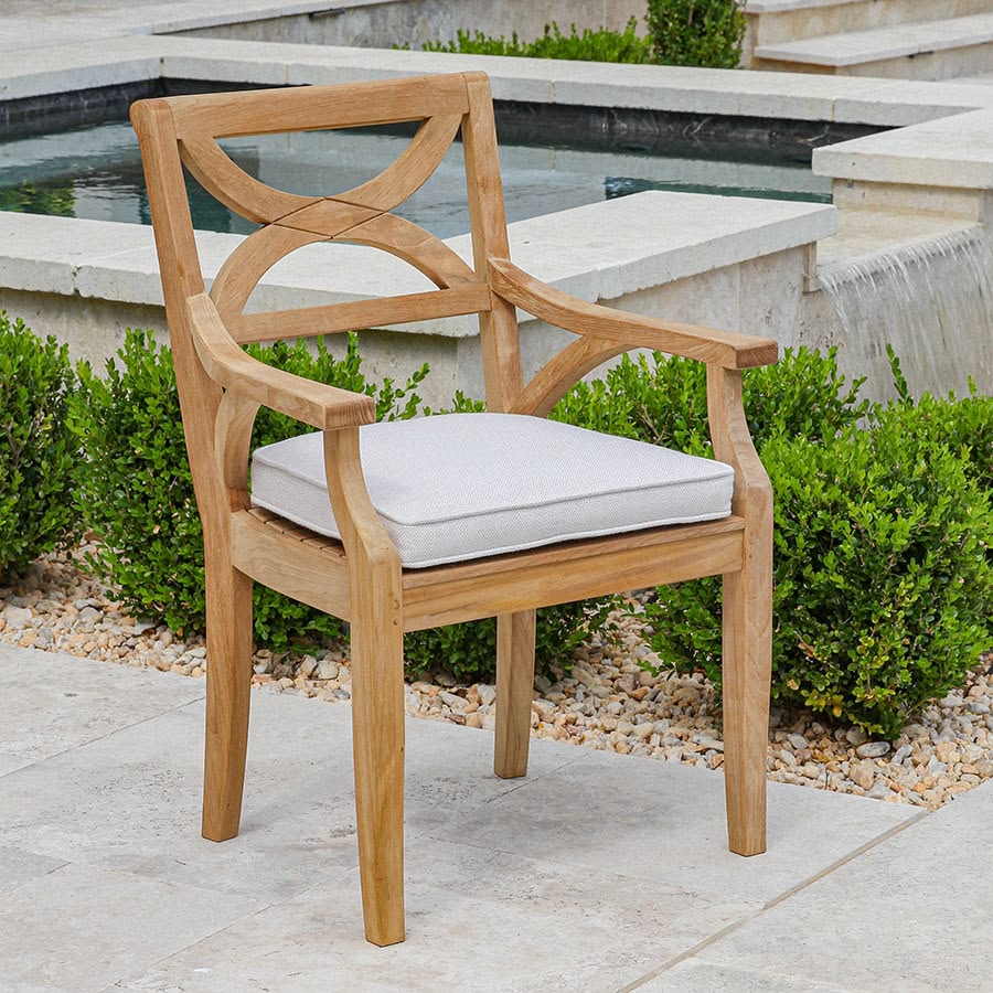 Damar Cross-Back Teak Chair