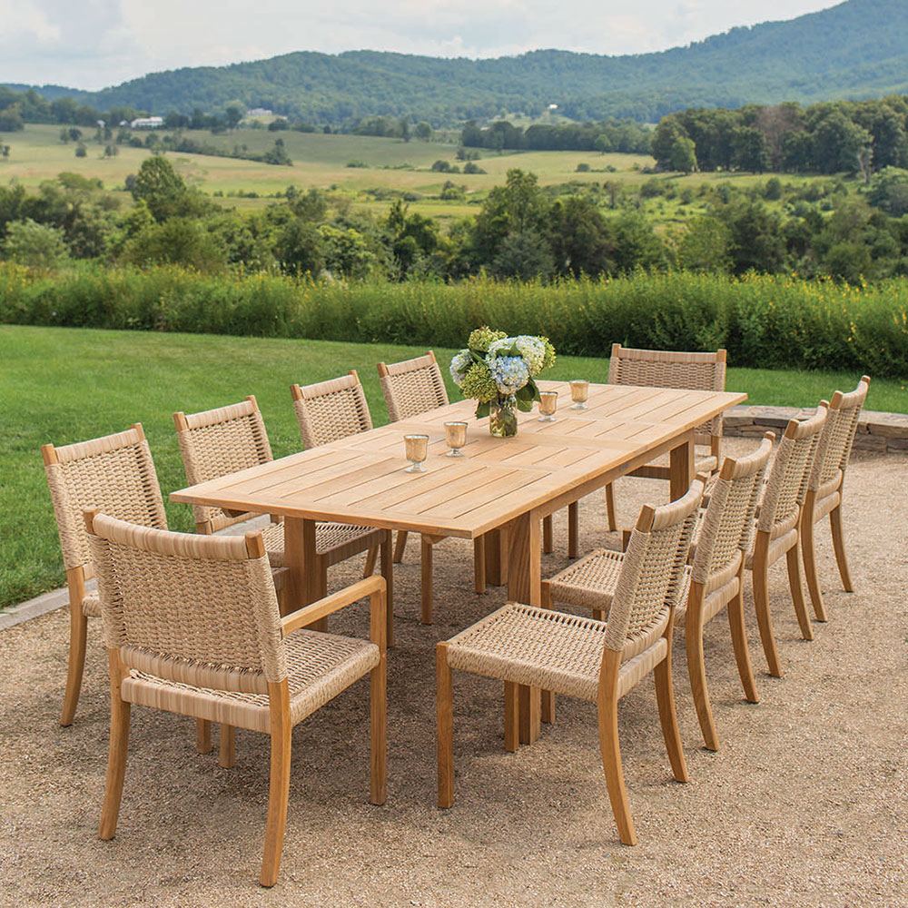 Saber Teak Table Dining Large Outdoor