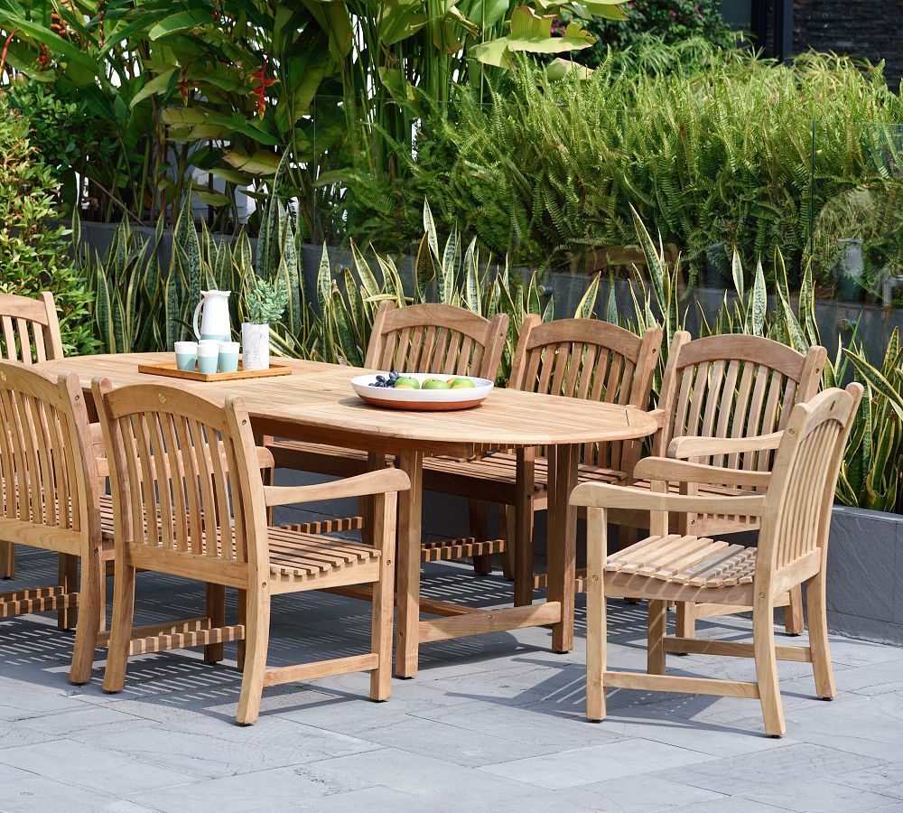 Authy Oval Teak Garden Table