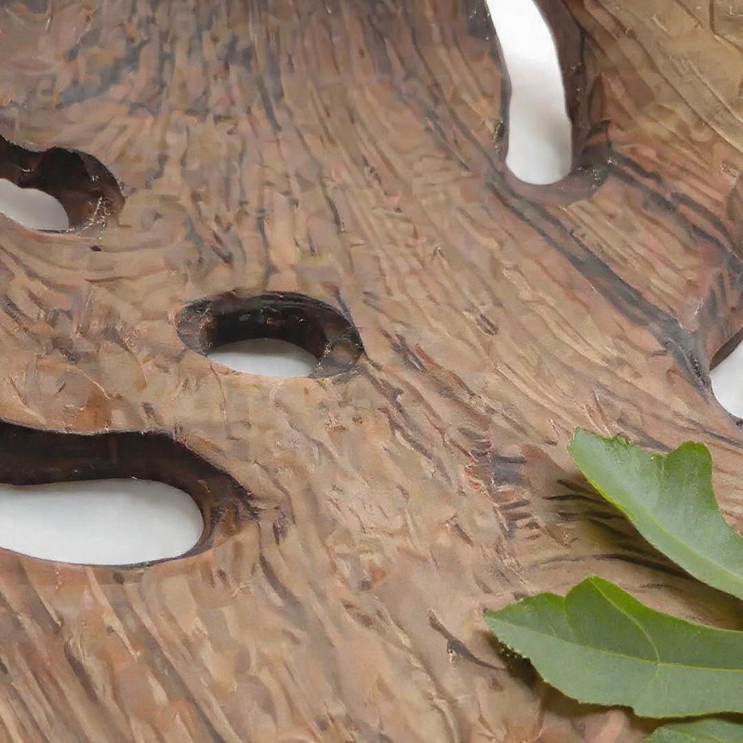 Detail Serat Jati Monstera