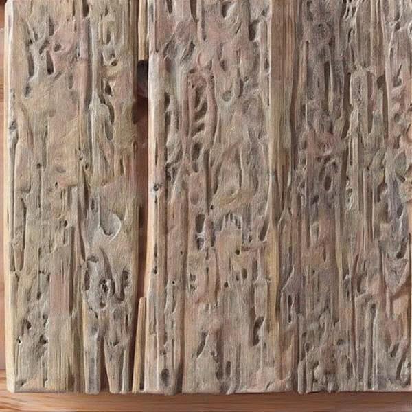 Detail Tekstur Jati Reclaimed