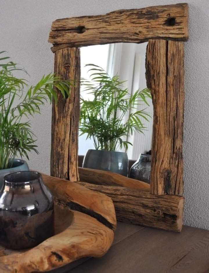 Bistro Glass Frame Rustic
