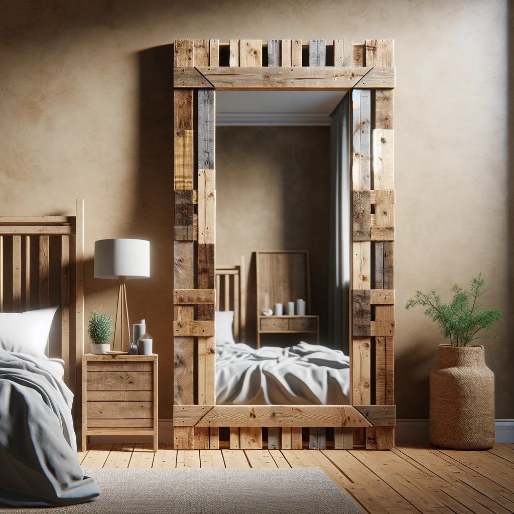 Puzzle Standing Mirror Frame